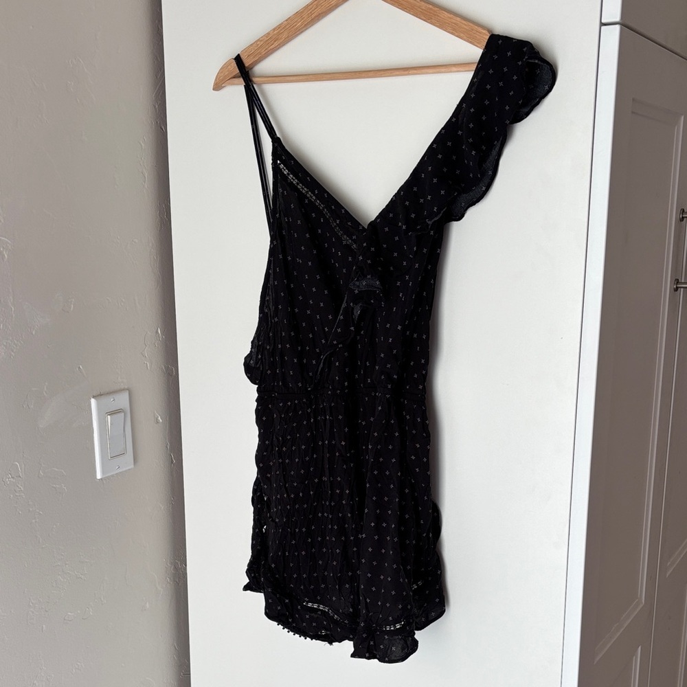 Free People Ruffle Romper - L